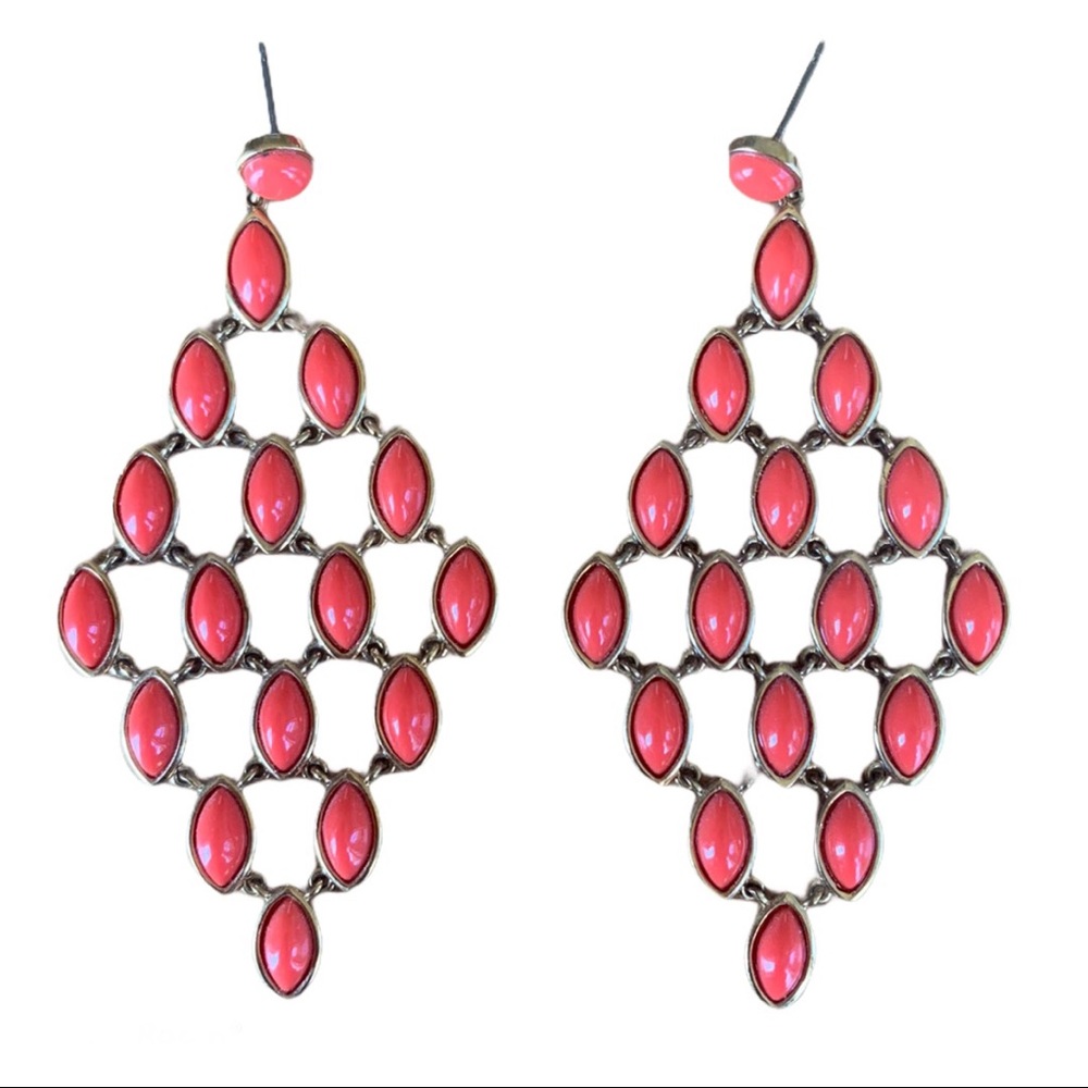 Banana Republic coral earrings